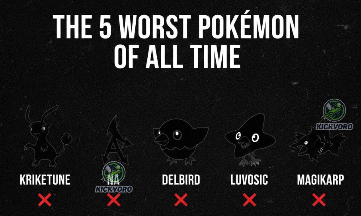 The 5 Worst Pokémon of All Time (Ranked by Weakness)